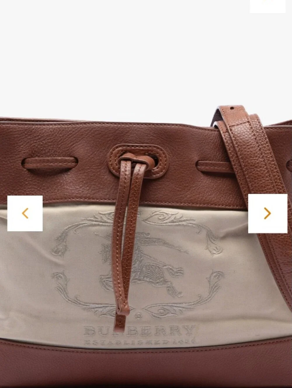 100% authentic archival Burberry Prorsum Drawstring Bucket Bag